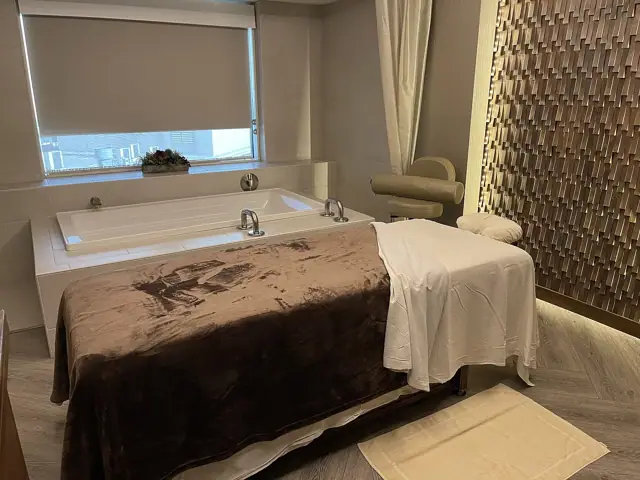 Illustrative photo of a spa room, not of Massage Envy