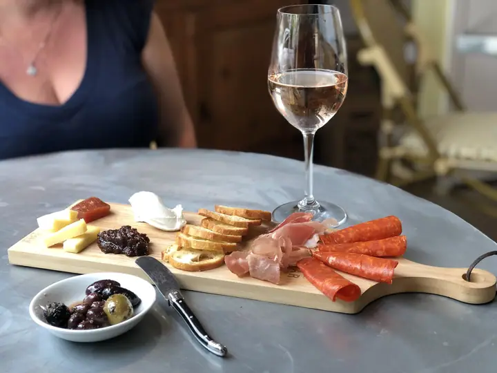 Illustrative photo of wine being tasted, not of Tin Barn Vineyards