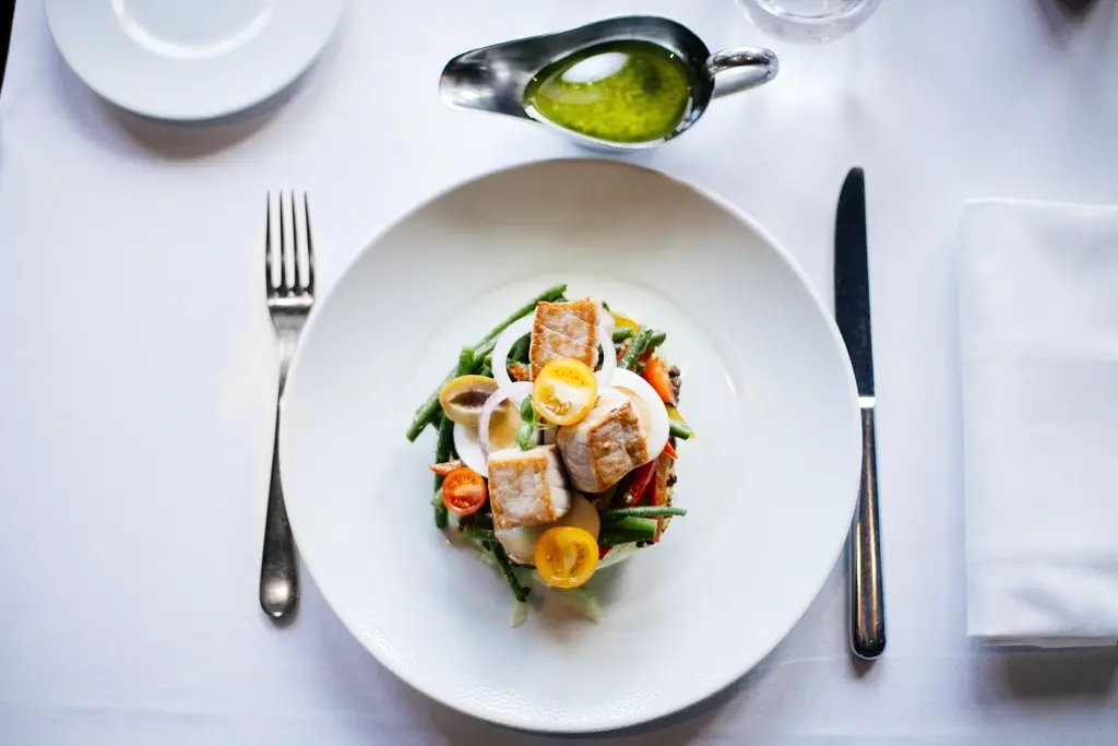 Illustrative photo of a restaurant dish, not of Sonoma Grille