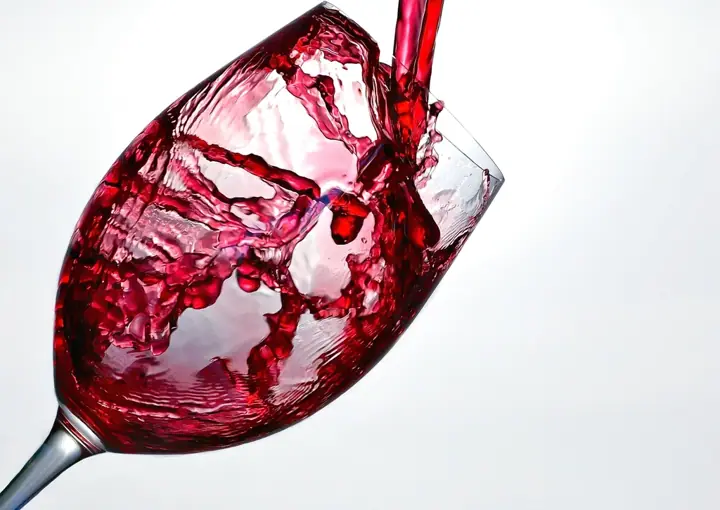 Illustrative photo of wine being tasted, not of Schermeister Winery