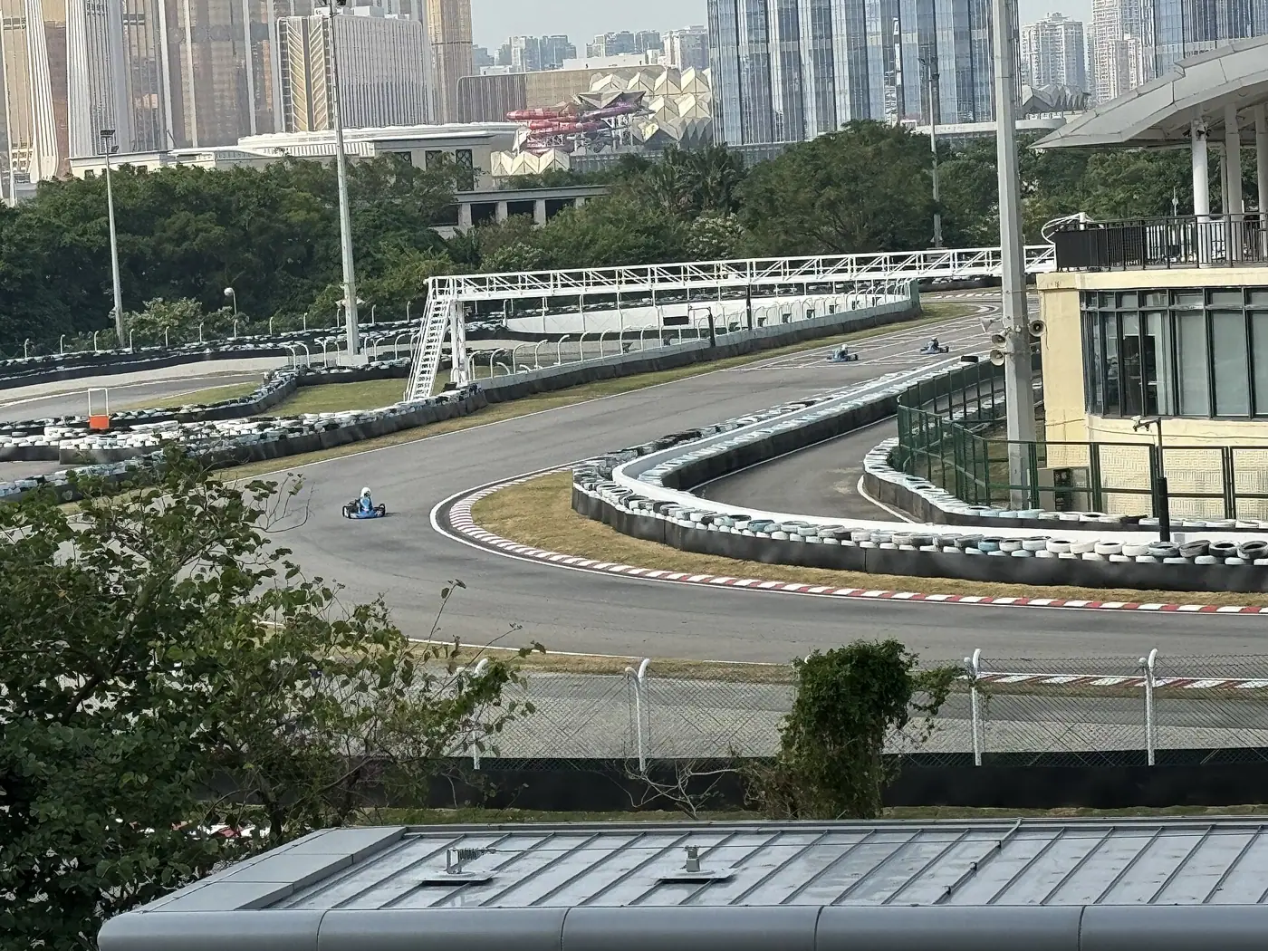 Illustrative photo of a go-kart track, not of Sonoma Raceway Karting Center