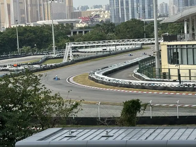 Illustrative photo of a go-kart track, not of Sonoma Raceway Karting Center